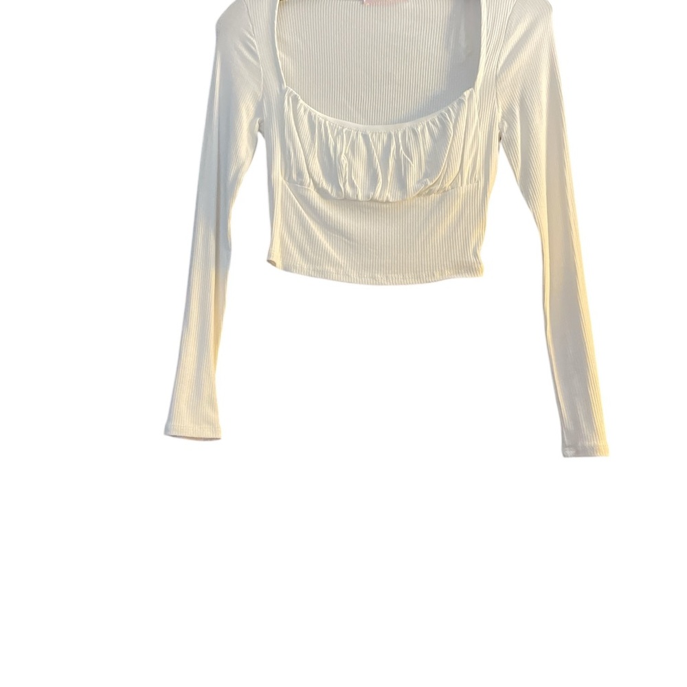Women's Long Sleeve Crop Top